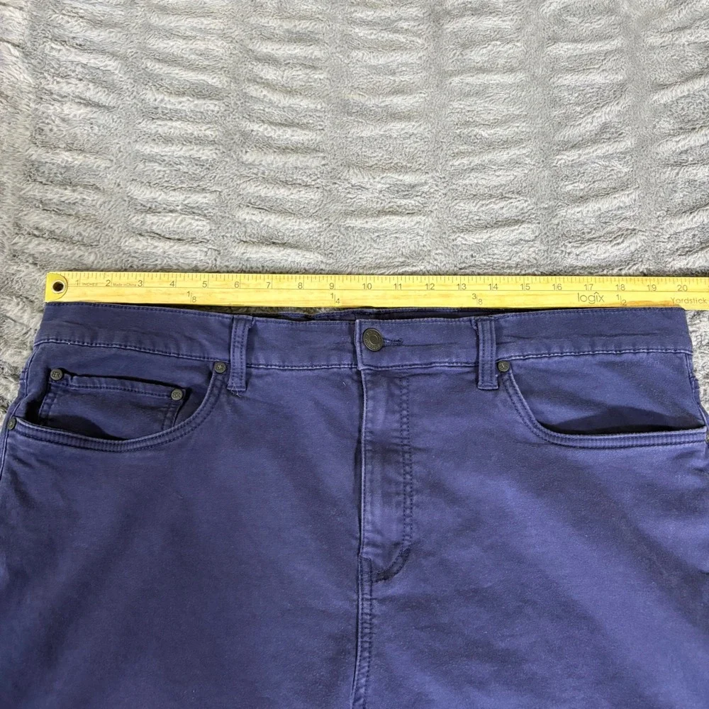 Banana Republic Mens 40x30 Navy Blue Cotton Stretch 5-Pocket Chino Pants AR085